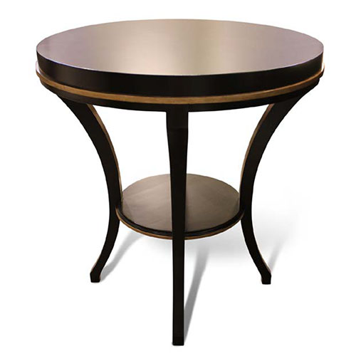 York Round Lamp Table
